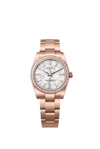 Rolex Oyster Perpetual 34 Everose - Diamond / MOP
