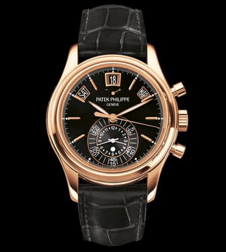 Patek Philippe Annual Calendar Chronograph 5960 Rose Gold / Black