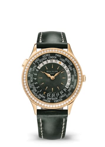 Patek Philippe World Time 7130 Rose Gold / Green
