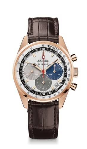 Zenith El Primero A386 Revival 50th Anniversary El Primero Rose Gold