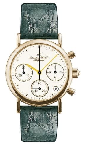 IWC Schaffhausen Portofino Lady Chronograph MecaQuartz Rose Gold / White / Alligator