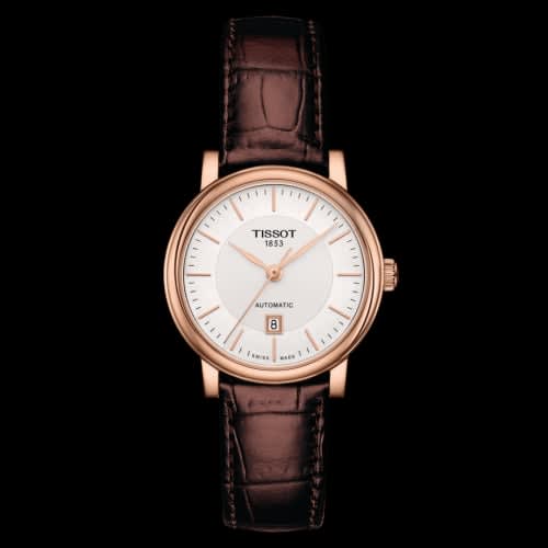 Tissot Carson Premium Automatic 30 Rose Gold / Silver / Strap