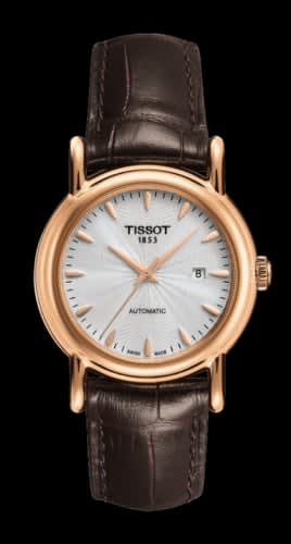 Tissot Carson Automatic 29.7 Rose Gold / Silver / Strap