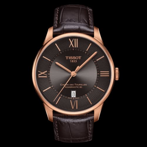 Tissot Chemin Des Tourelles Powermatic 80 42 Rose Gold / Grey