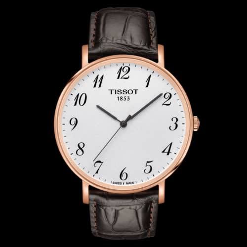 Tissot Everytime Large Rose Gold PVD / Silver / Strap