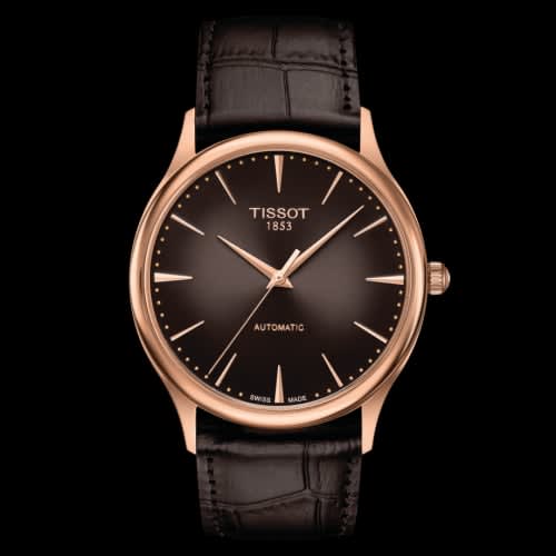 Tissot Tissot Excellence Automatic Rose Gold / Brown