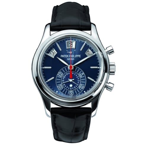 Patek Philippe Annual Calendar Chronograph 5960 White Gold / Blue / Moscow