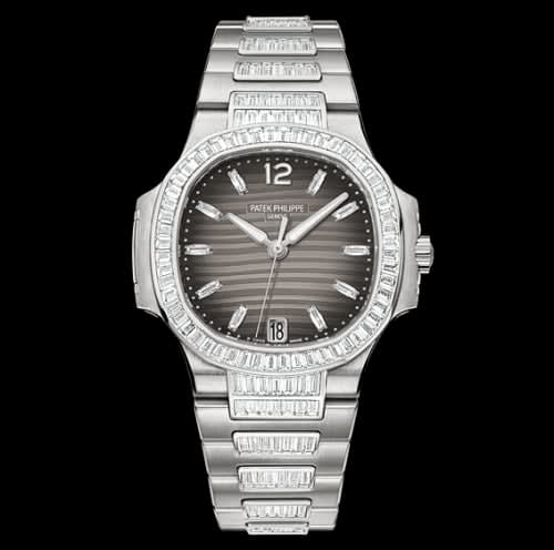 Patek Philippe Nautilus 7014 White Gold / Grey