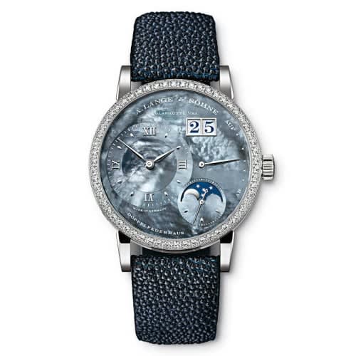 A. Lange & Söhne Little Lange 1 Moonphase White Gold - Diamond / Blue MOP