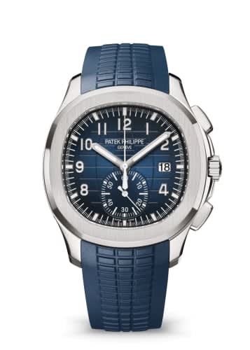 Patek Philippe Aquanaut Chronograph 5968 White Gold / Blue / Rubber