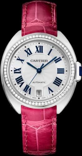 Cartier Clé de Cartier 35 White Gold / Diamonds / Red