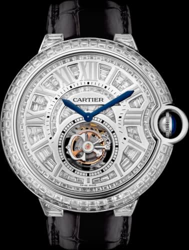 Cartier Ballon Blue de Cartier 46 Flying Tourbillon White Gold / Diamond