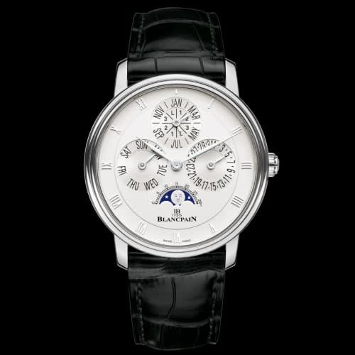 Blancpain Villeret Quantième Perpétuel White Gold / Opaline