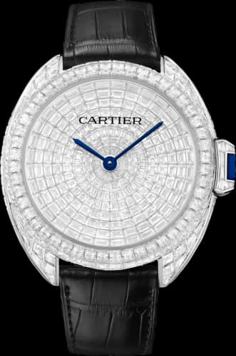 Cartier Clé de Cartier 41 White Gold / Baguette