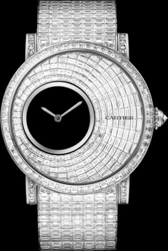 Cartier Rotonde de Cartier Mysterious Hour White Gold / Baguette