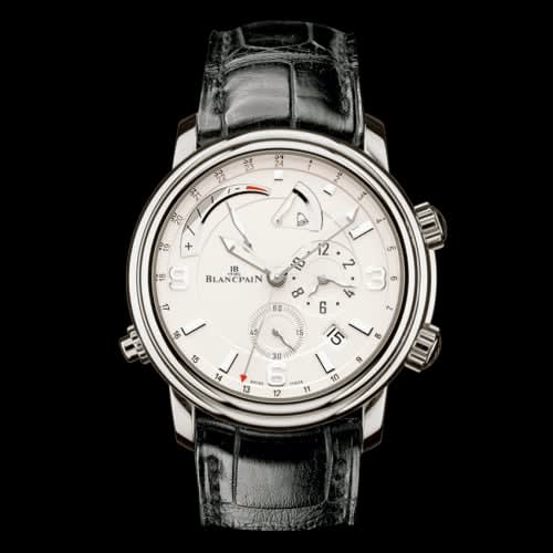 Blancpain Léman Réveil GMT White Gold / Opaline / Alligator