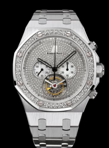 Audemars Piguet Royal Oak Tourbillon Chronograph White Gold / Diamond