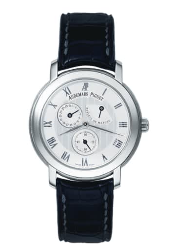 Audemars Piguet Jules Audemars Small Seconds &amp; Power Reserve White Gold / Silver