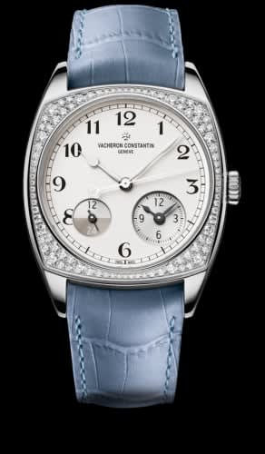 Vacheron Constantin Harmony Dual Time White Gold With Diamonds / Black Numerals