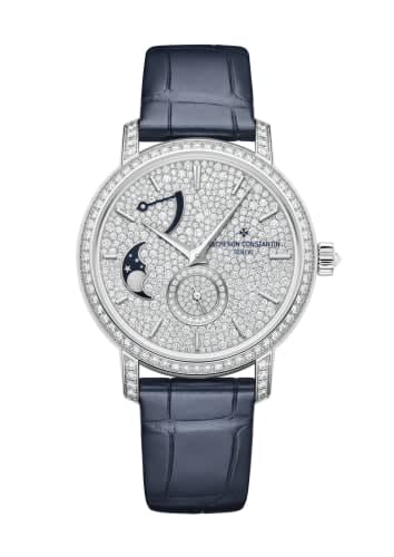 Vacheron Constantin Traditionnelle Moon Phase and Power Reserve White Gold - Diamond / Diamond