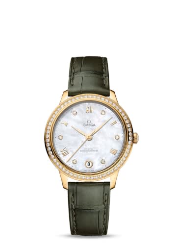 Omega De Ville Master Chronometer 34 Yellow Gold - Diamond / MOP - Diamond
