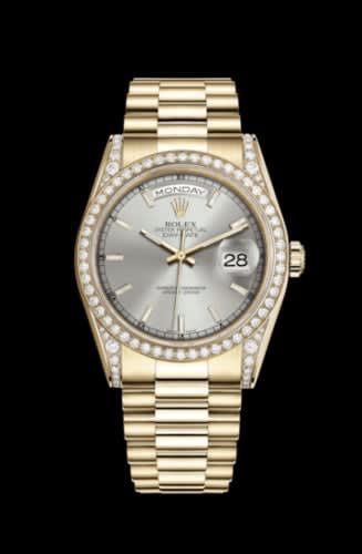 Rolex Day-Date 36 Yellow Gold Diamonds / President / MOP