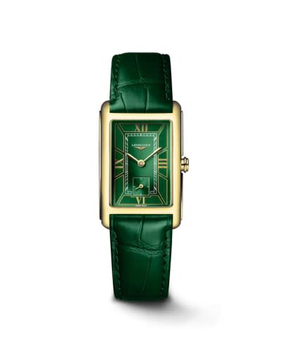 Longines DolceVita 23 Quartz Yellow Gold / Green
