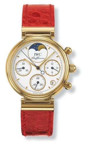 IWC Schaffhausen Kleine Da Vinci Yellow Gold / White / Red Croco