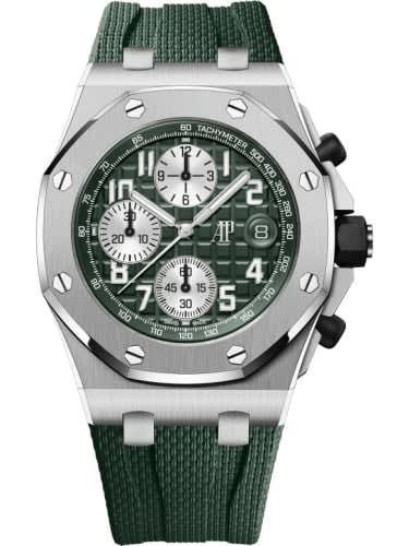 Audemars Piguet Royal Oak Offshore Titanium / Khaki / Rubber