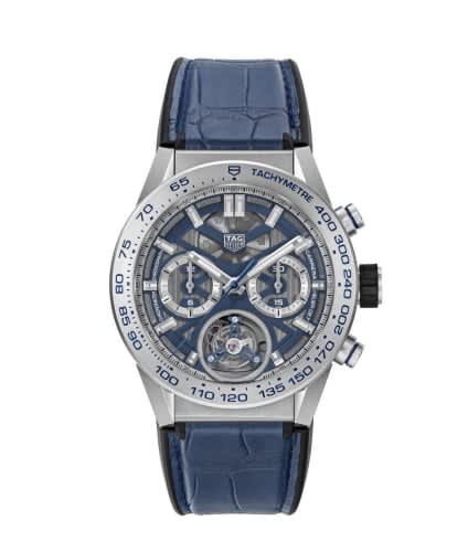 TAG Heuer Carrera Calibre Heuer 02T 45 Chronograph Tourbillon Titanium / Japan