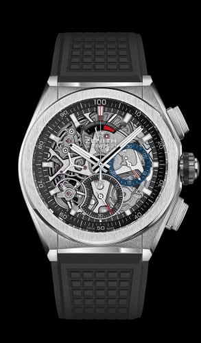 Zenith Defy El Primero 21 Titanium / Skeleton / Rubber