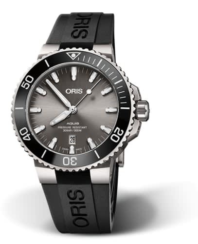 Oris Aquis Date 43.5 Titanium / Grey / Rubber