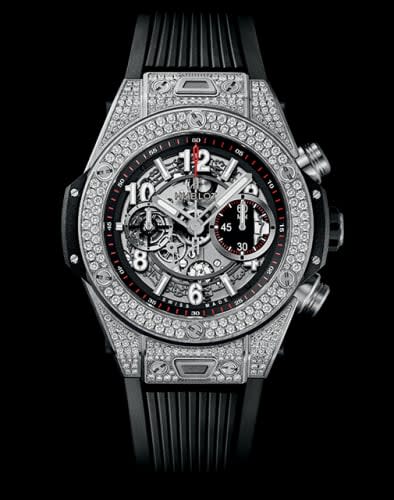 Hublot Big Bang Unico 45 Titanium / Pavé / Black