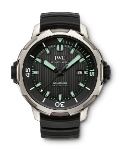IWC Schaffhausen Aquatimer Automatic 2000 Titanium / Black / Rubber