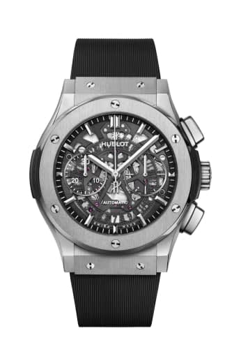 Hublot Classic Fusion 45 Aerofusion Chronograph Titanium / Black / Rubber
