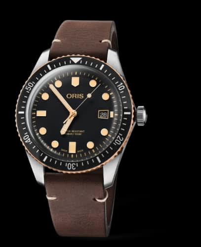 Oris Divers Sixty-Five 42 Stainless Steel / Bronze / Black / Calf