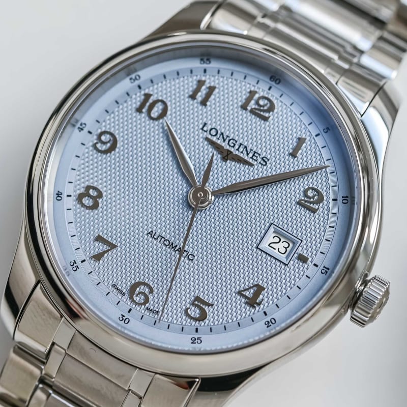 Longines Master Collection 41mm Light Blue Steel