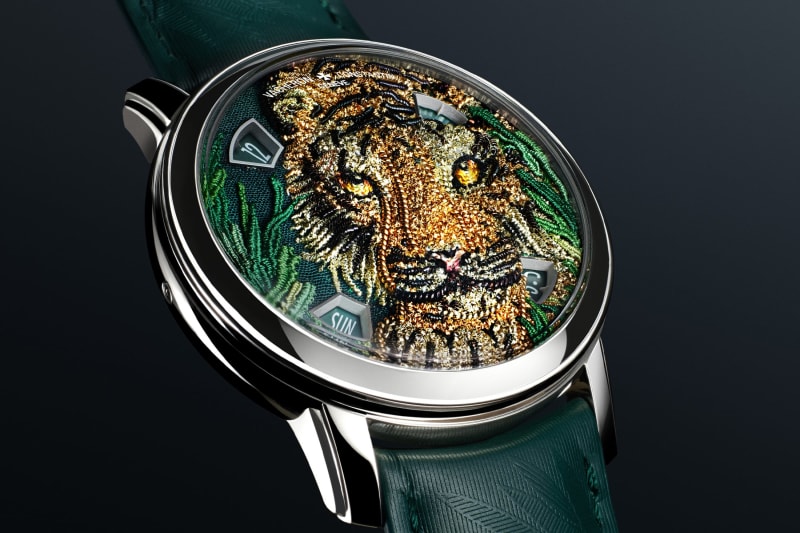 Vacheron Constantin Métiers d'Art Tribute To The Animal Kingdom Tigerbroidery