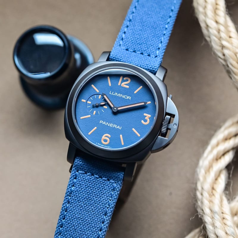 Panerai Luminor 42 Blue Dial DLC