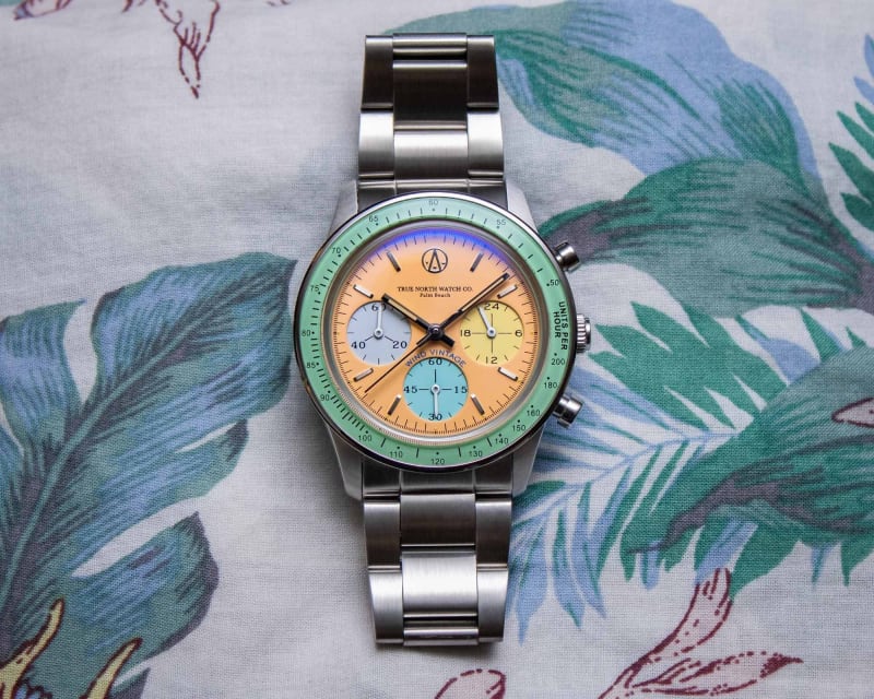 True North Vintage Rally Timer IV 'Dreamsicle'