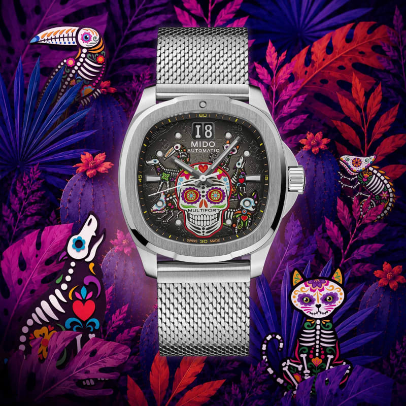 Mido Multifort TV Big Date Día de los Muertos Alebrijes