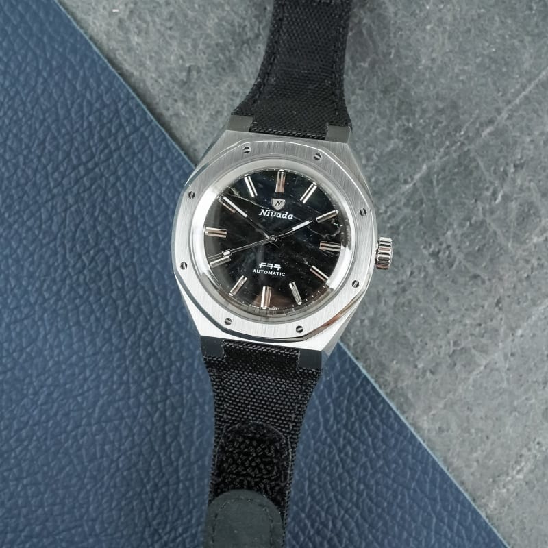 Nivada Grenchen F77 MKII 100 Years Azurite