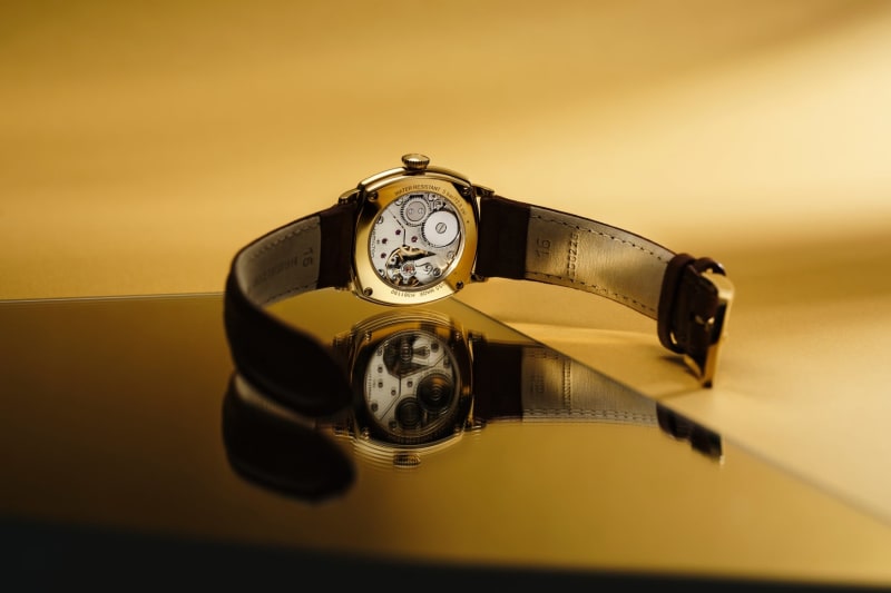 Hamilton American Classic Cushion 34mm PVD Yellow Gold