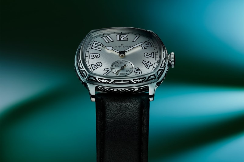 Hamilton American Classic Cushion 34mm Engraved Case