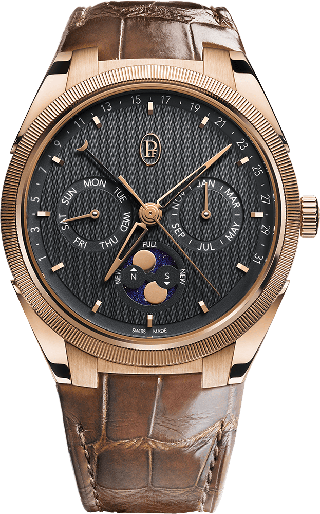 Parmigiani Fleurier Tonda PF Gregorian Annual Calendar Rose Gold Warm Grey