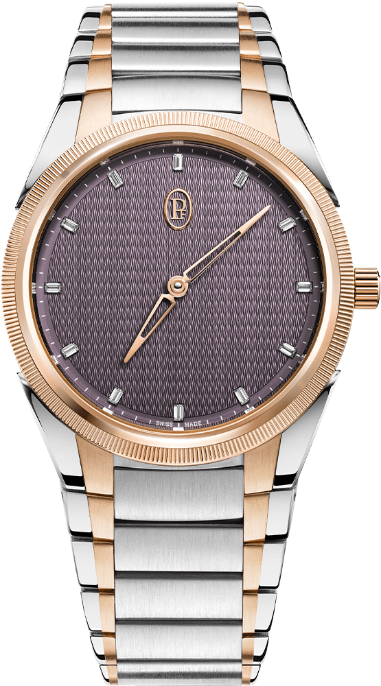 Parmigiani Fleurier Tonda PF Automatic Steel Rose Gold Deep Ruby Set