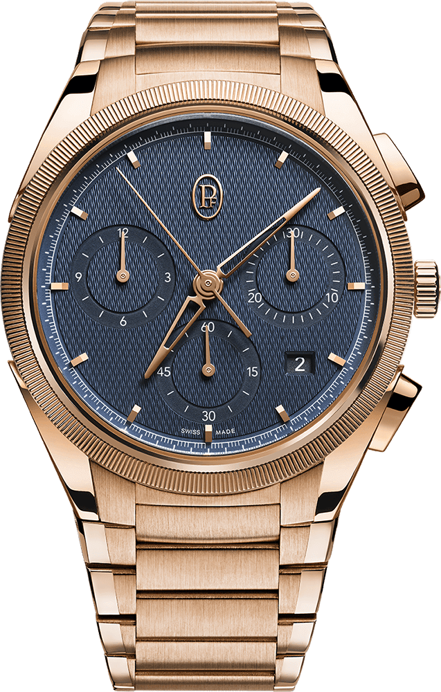 Parmigiani Fleurier Tonda PF Chronograph Rose Gold Milano Blue COSC