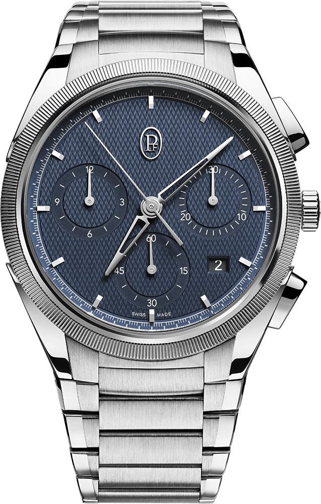 Parmigiani Fleurier Tonda PF Chronograph Steel Platinum Milano Blue COSC