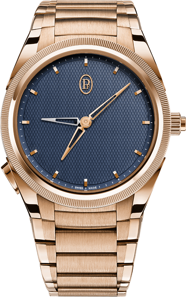 Parmigiani Fleurier Tonda PF GMT Rattrapante Rose Gold Milano Blue