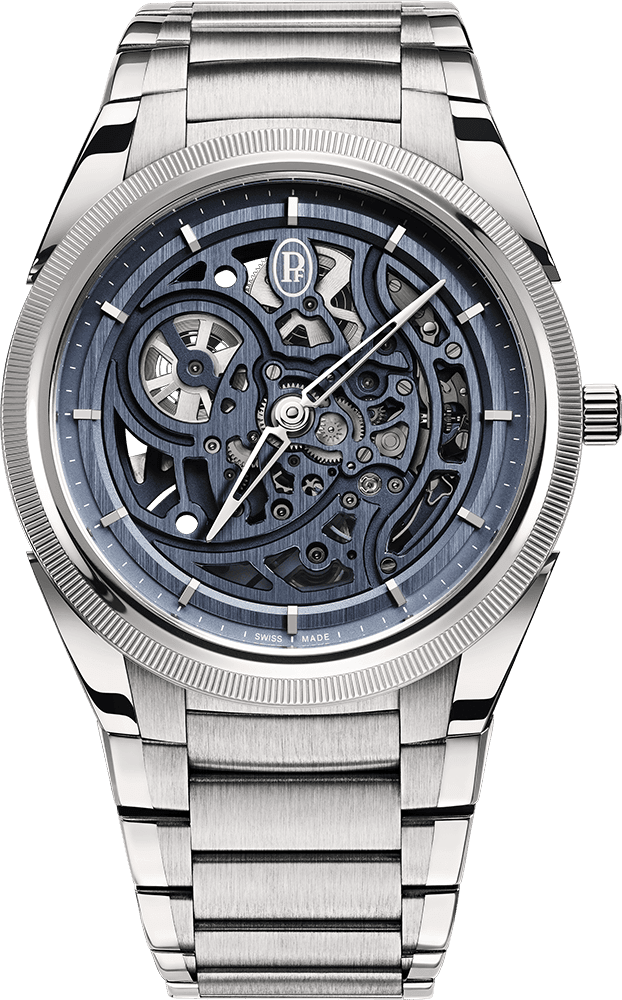 Parmigiani Fleurier Tonda PF Skeleton Platinum Milano Blue